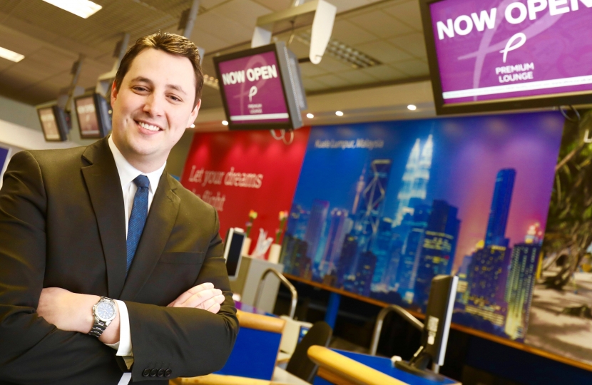 Ben at Durham Tees Valley Airport