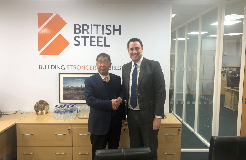 Tees Valley Mayor Ben Houchen with Chairman Li of the Jingye Group