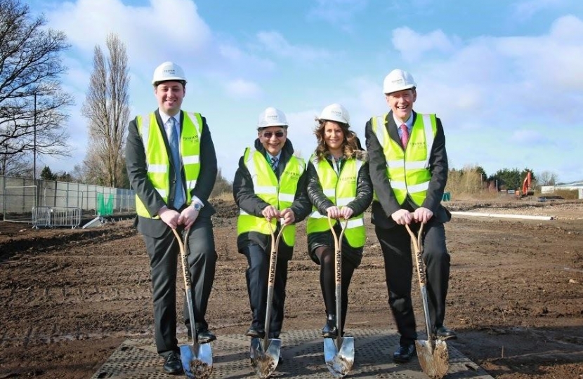 Tees Valley Mayor Ben Houchen, Subhash Chaudhary MBE, Director of Strategic Projects, Annalee Bryson, Purchasing Officer and Steve Bagshaw, chief executive