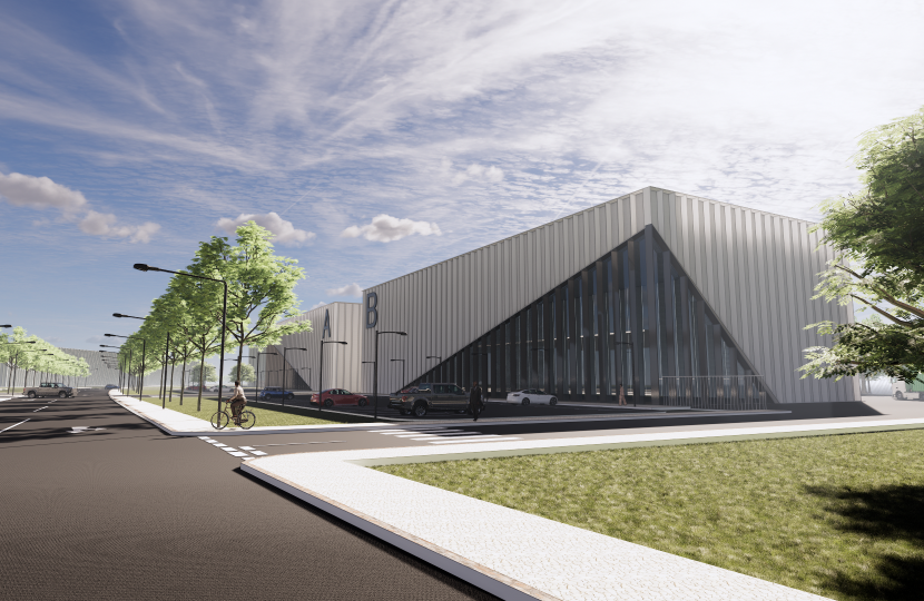 Airport business park CGI