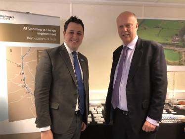 Ben Houchen meets Transport Secretary Chris Grayling