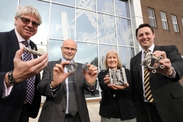 Mayor Ben Houchen with Liberty Steel and other dignitaries 