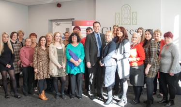 Tees Valley mayor Ben Houchen meets charity leaders and volunteers