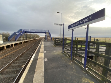 Teesside Airport station