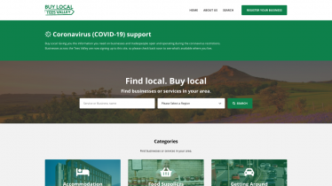 How the Buy Local website looks