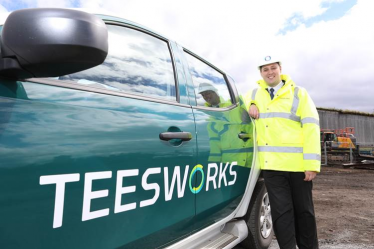 Tees Valley Mayor Ben Houchen at Teesworks