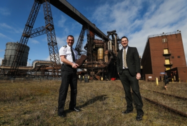 Mayor Helps Chief Constable Create Commemorative Medals For Prestigious Award