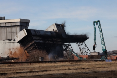 Mayor Pushes Button On Explosive Demolition Of Teesworks’ Coal Handling Facility