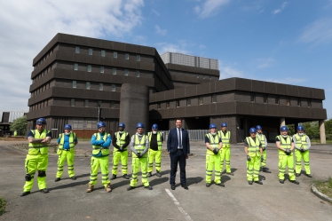 Work Begins to Transform Teesworks’ Steel House