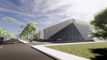 Airport business park CGI